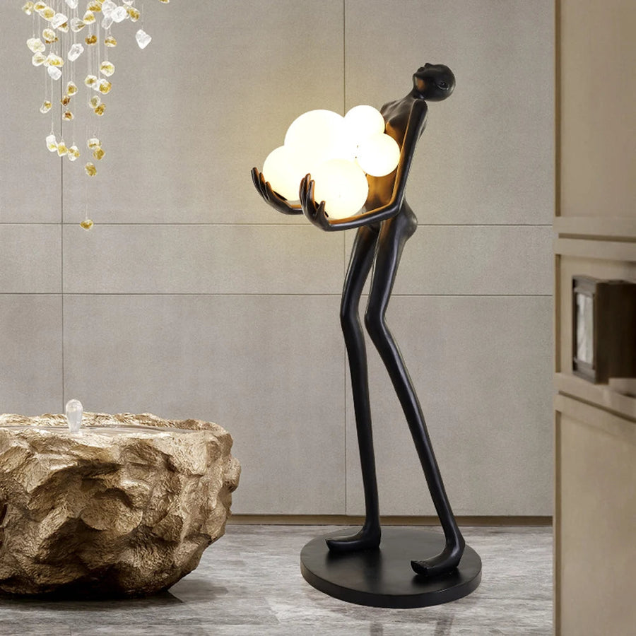 Modern Art Humanoid Sculpture Floor Lamp - Image 0