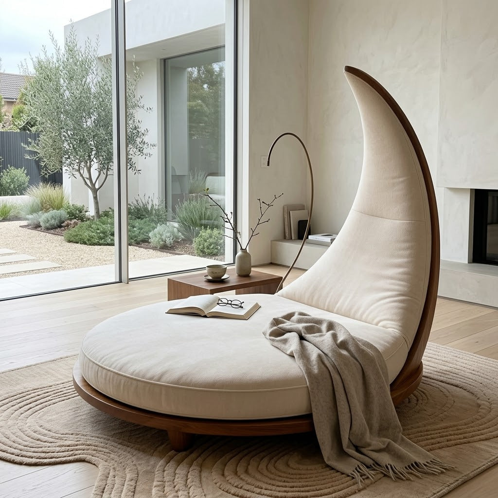 Moon Frame Nordic Lounge Chair - Image 2