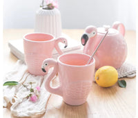 Pink Flamingo Ceramic Tea Set - Image 4