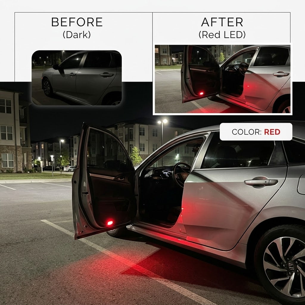 Wireless Car Door Safety Warning Lights - Image 5