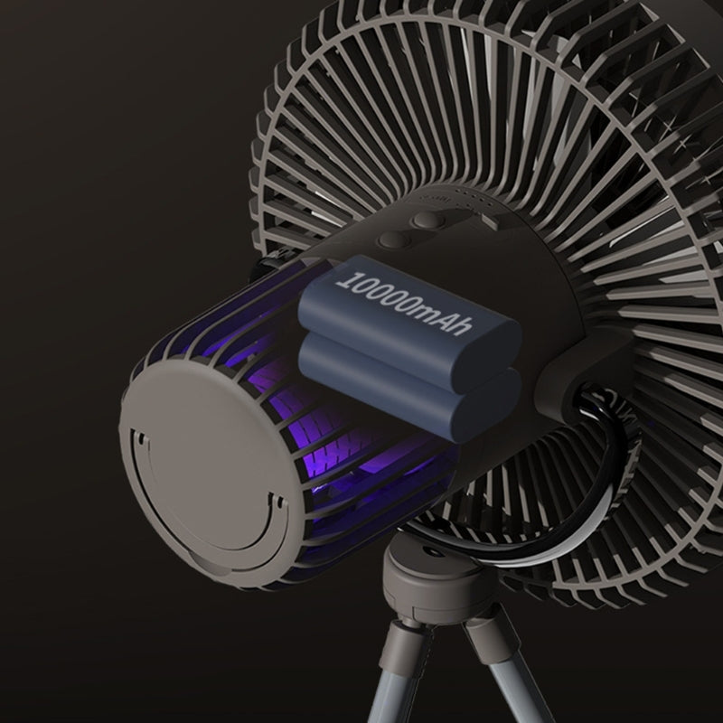 Portable Outdoor Mood Light Rechargeable Fan - Image 4