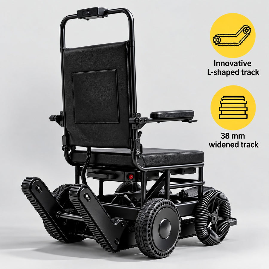 Fauteuil Roulant Électrique Pliant Monte-Escaliers