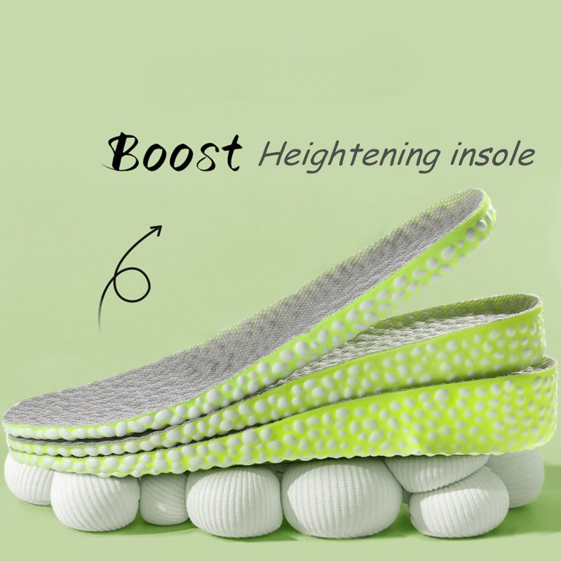 Soft Feet Unisex Breathable Elevated Shoe Insoles