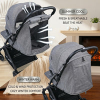 Foldable Light Weight Baby Stroller - Image 2