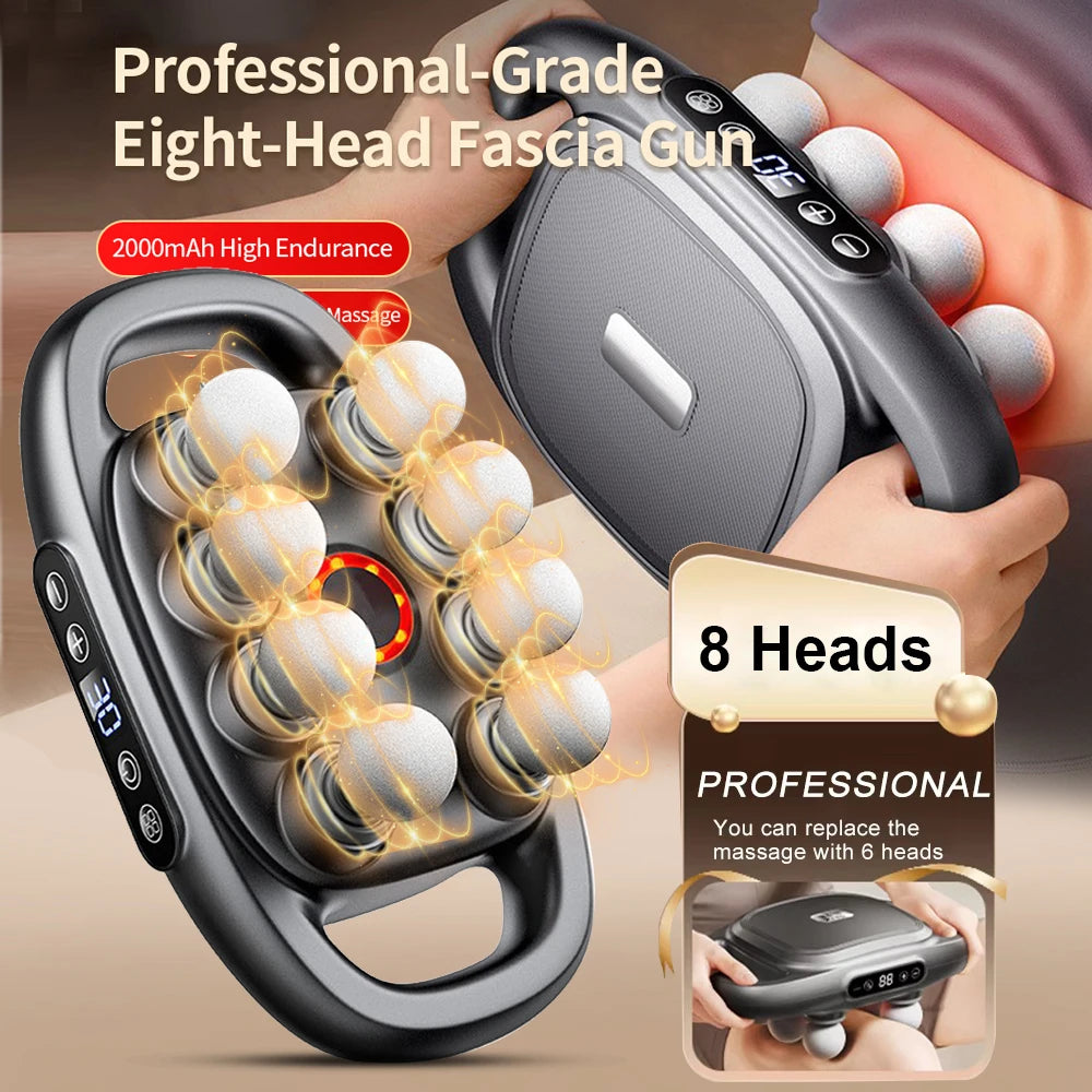 Advanced 8-Head High-Intensity Electric Muscle Relaxing Massager