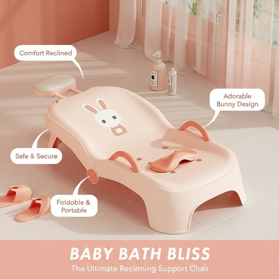 Baby Bath Support Foldable Reclining Chair - Image 4