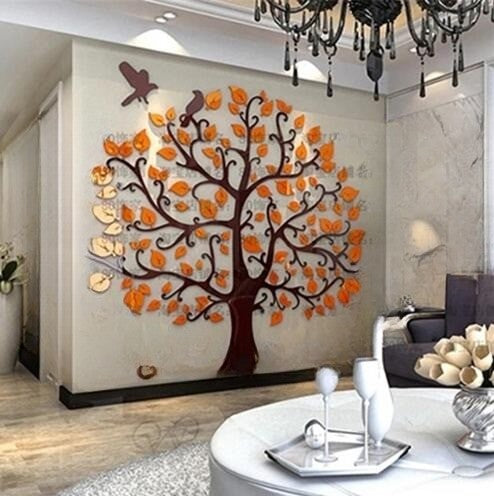 Modern Home 3d Three-Dimensional Tree Wall Stickers