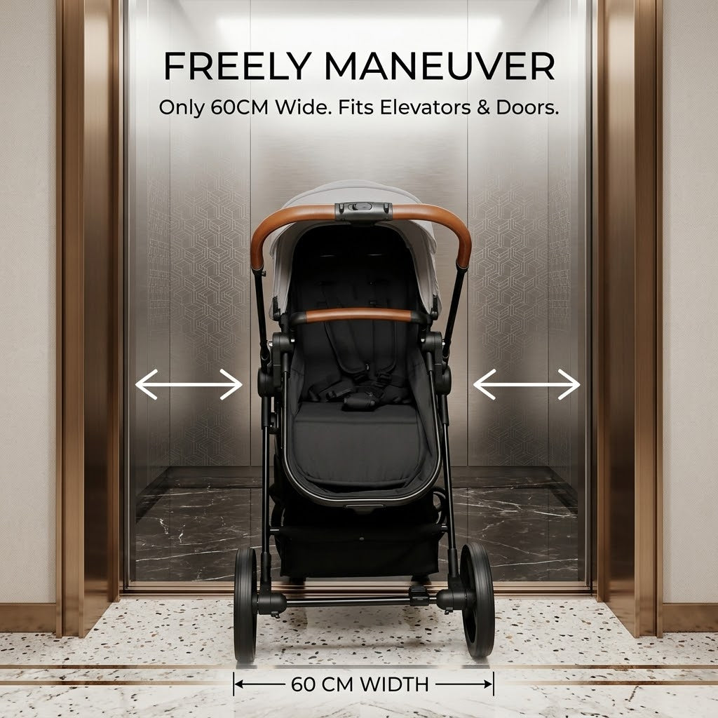 Lightweight Japanese Style Twin Baby Stroller - Image 8