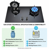 Liftable Double Gas Stove - Image 6