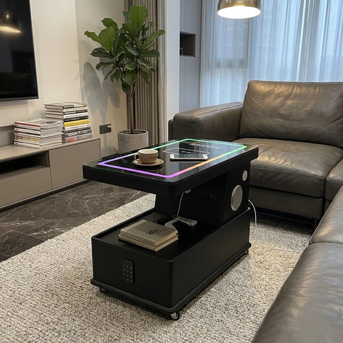 Drop Zone Smart Rolling Charging Storage Side Table