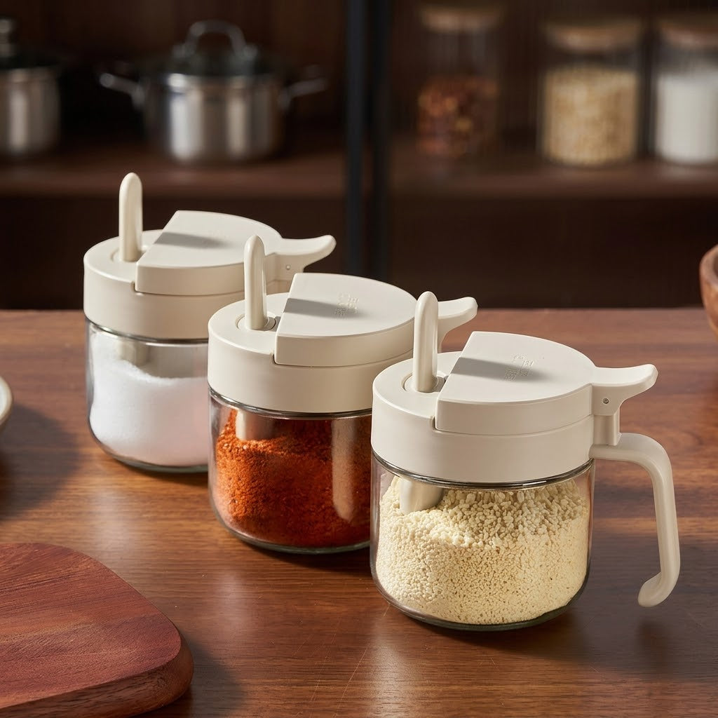 Zero Drip Airtight Smart Measuring Seasoning Jar - Image 12