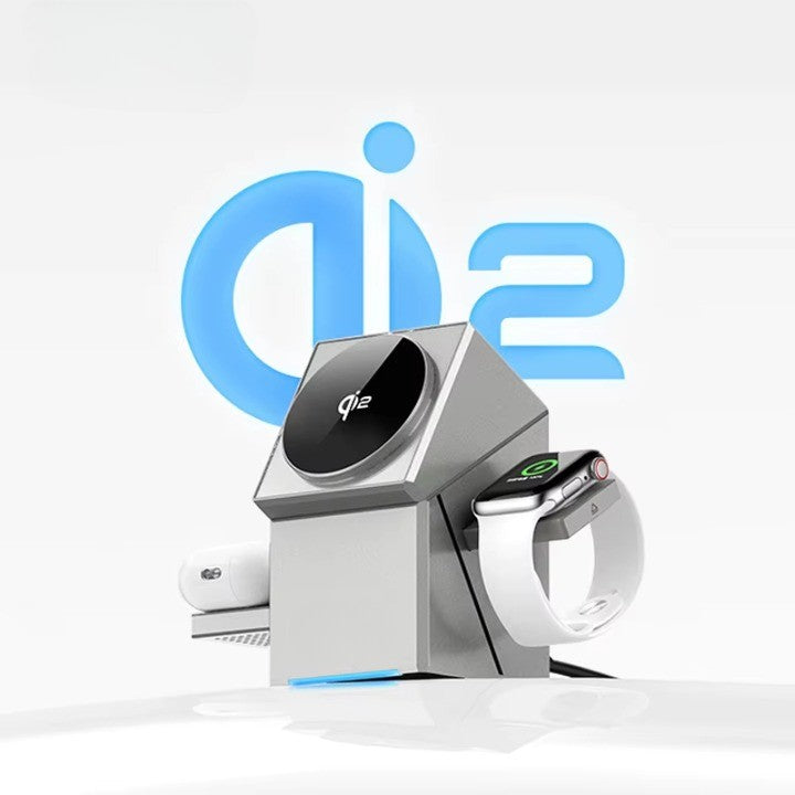Power Hub Rotating Station 3in1 Wireless Charger - Image 2