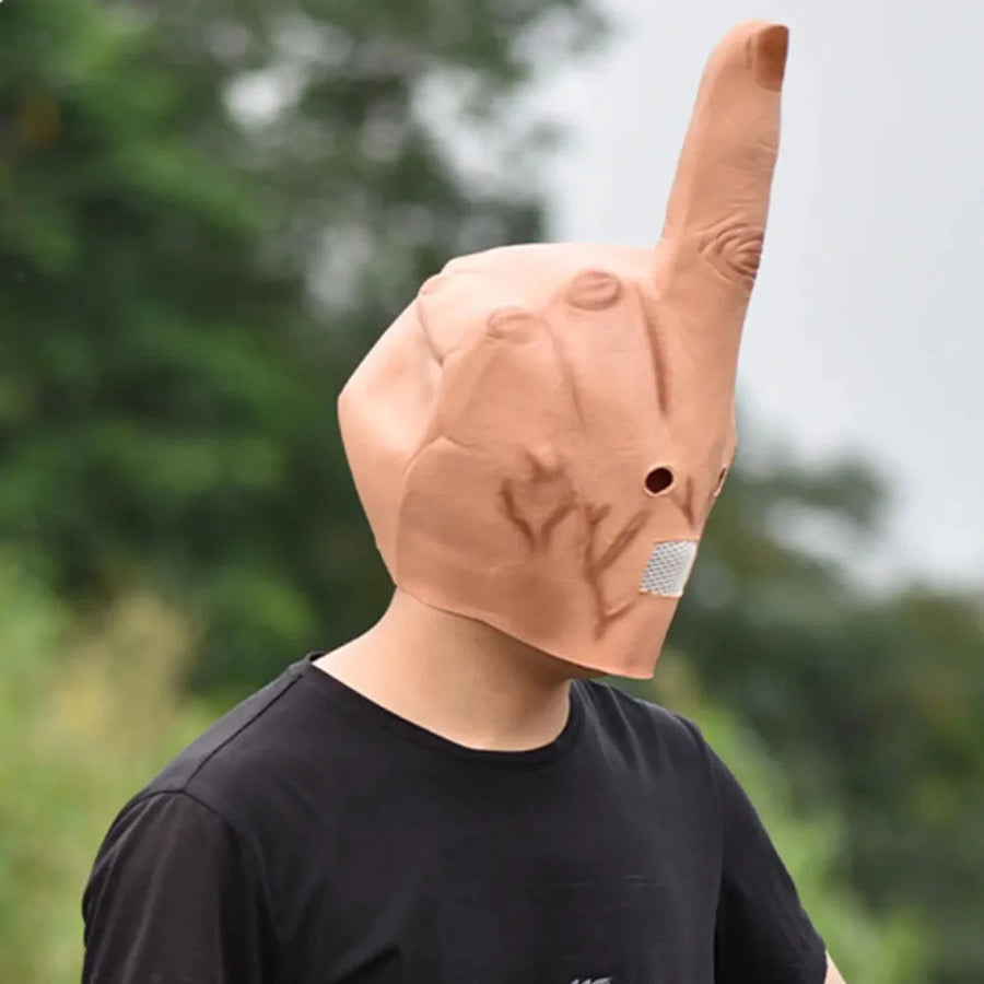 Giant Middle Finger Funny Mask - Image 4
