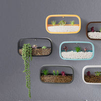 Geometric Diamond Wall Vase Shelf - Image 2