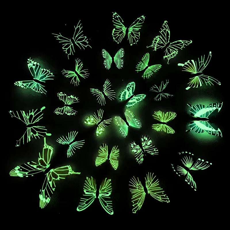 3D Wall Art Magical Luminous Butterfly - Image 3