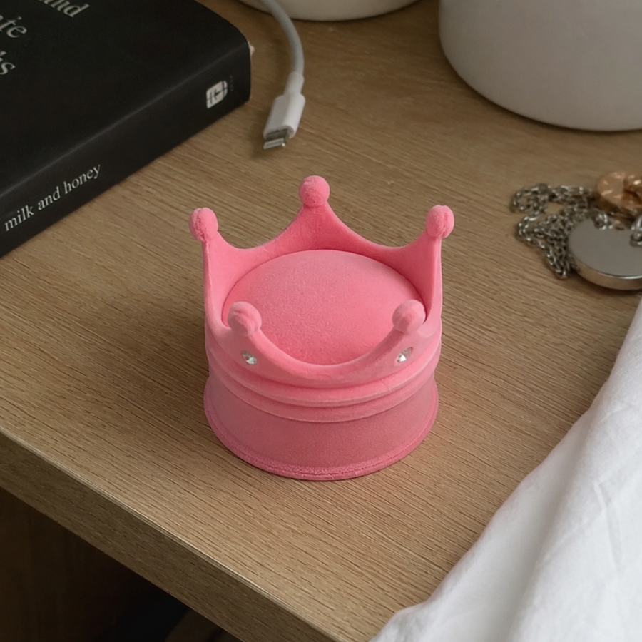 Shape Library Velvet Jewelry Ring Box Collection