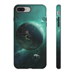 Green Planet Space Tough High Quality iPhone Cases - MaviGadget