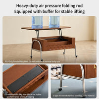 TopFlip Hidden Storage Lift Top Coffee Table - Image 5