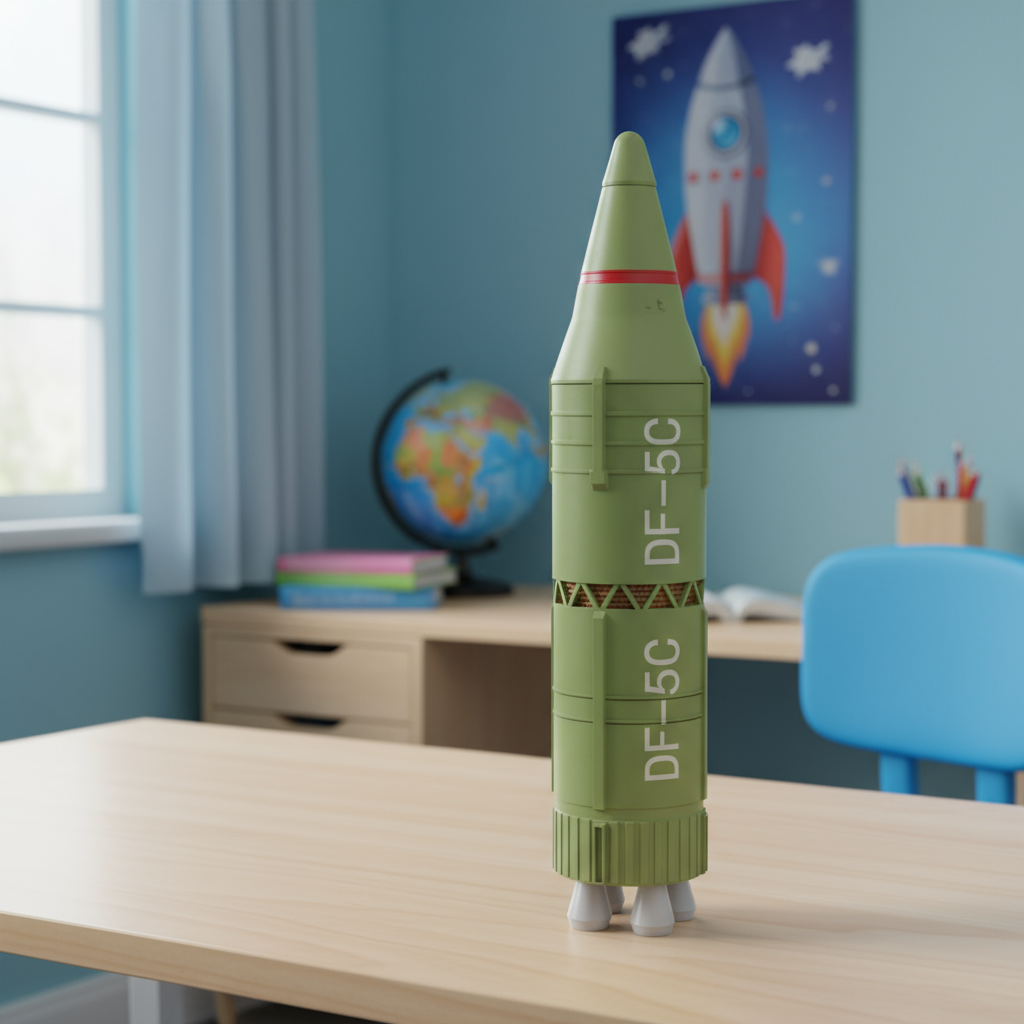 Rocket Missile Shaped Pen Holder - Image 0