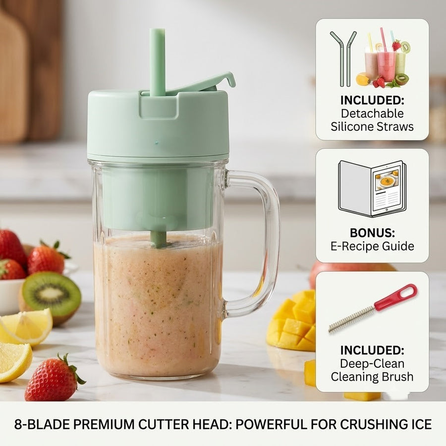 Modern Crush Blend Large Capacity Portable Juicer Cup