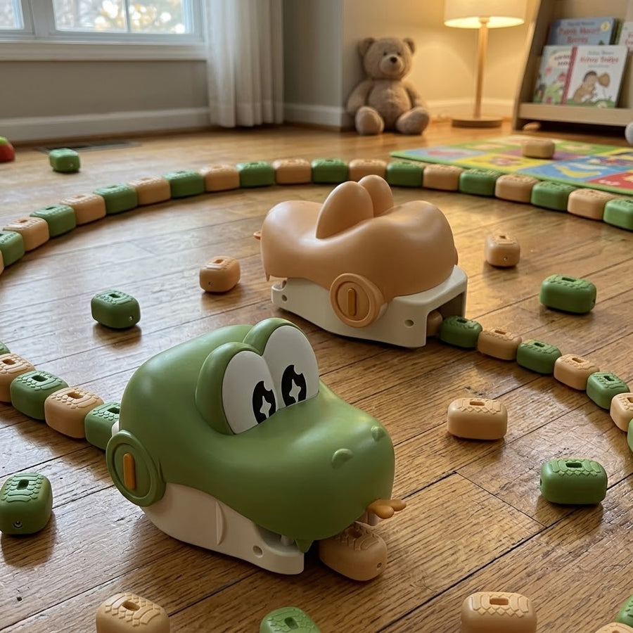 Never Full Magnetic Snake Bean Chase Toy