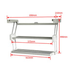 Kitchen Organizer Double Layer Pull Down Storage Rack