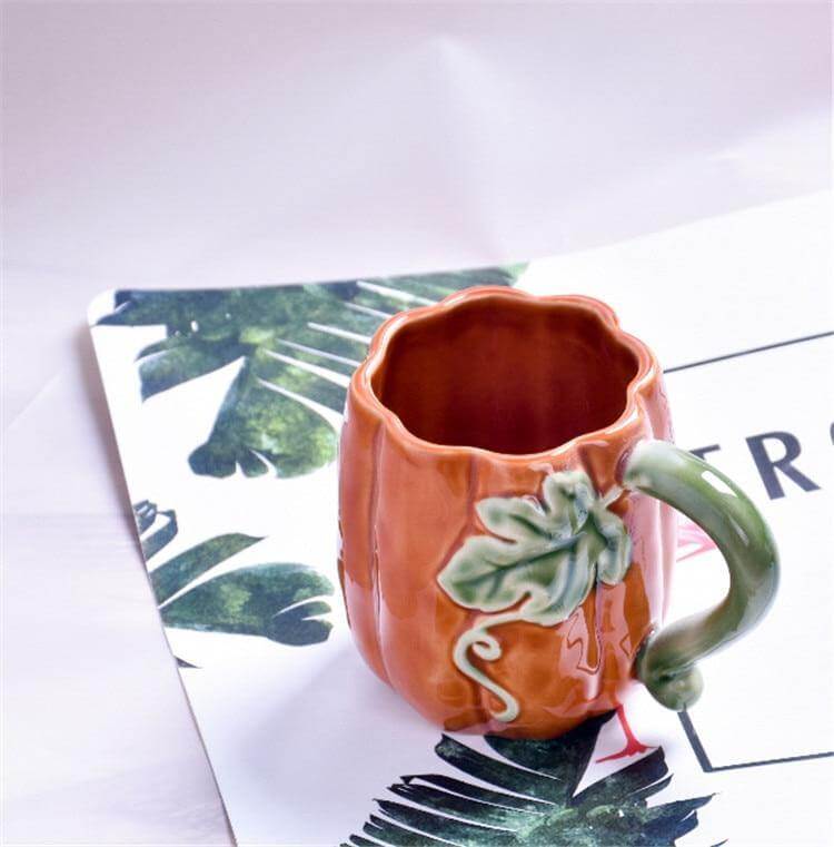 Pumpkin Ceramic Kitchen Mug Bowl - Image 8