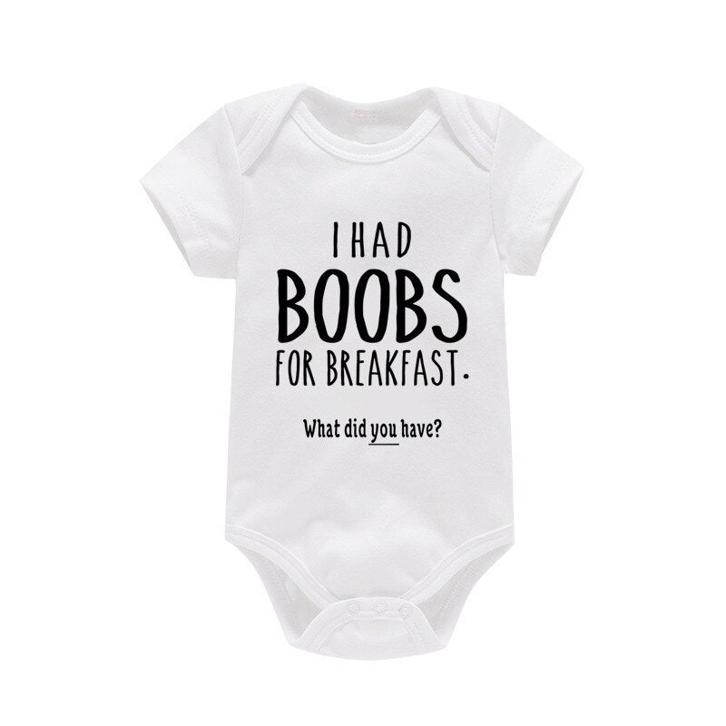 I Had Boobs for Breakfast What Did You Have TShirt