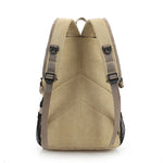 Shoulder Strap Zipper Solid Casual Backpack