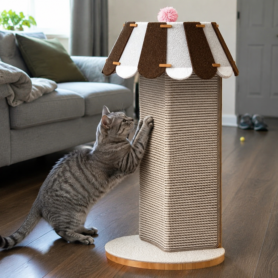 Corner Claw Space-Saving Sisal Cat Scratching Post