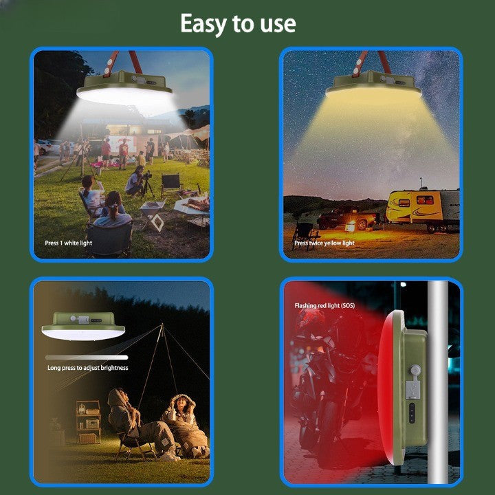 Rechargeable Natural LED Light Camp Lamp - Image 3