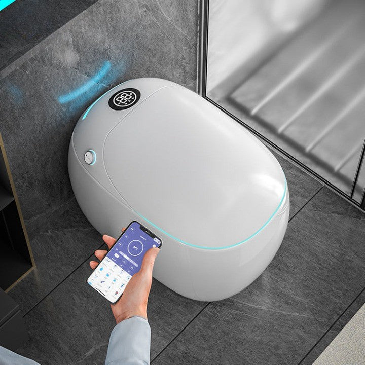 Ultra Sleek Smart Heated Seat Egg-Shaped Hygiene Toilet - Image 2