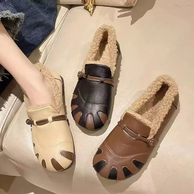 Autumn Bliss Soft Fur Women Shoes - Image 7