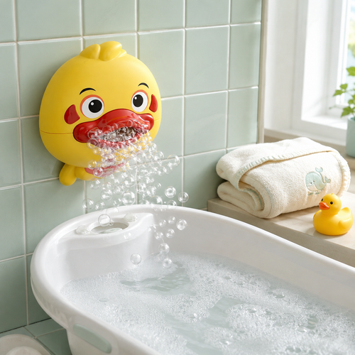 Quack Attack Bubble Blowing Duck Bath Toy