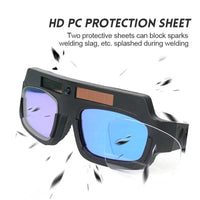 Auto-Darkening Welding Safety Glasses