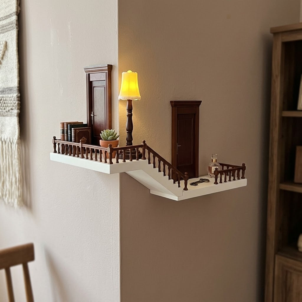 Dream Stairway Miniature Corner Display Shelf - Image 4