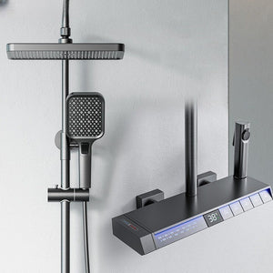 Rainfall Spa Therapy Digital Thermostatic Shower System Set - Image 0