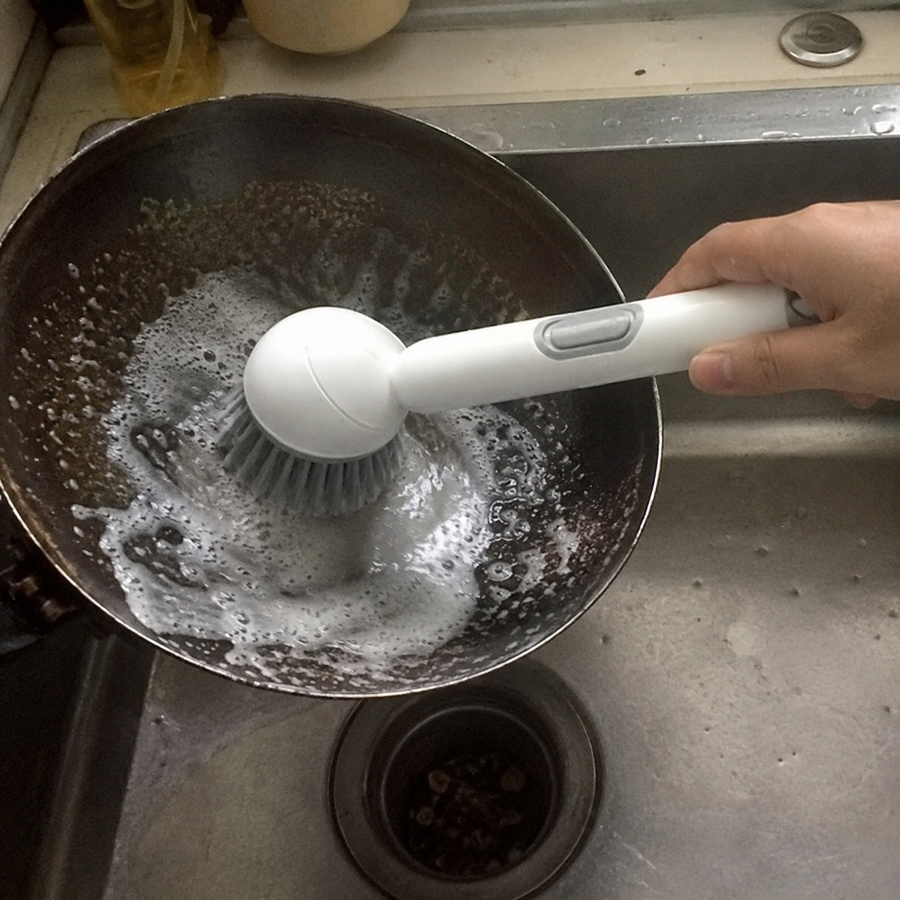 Pump & Scrub Soap-Dispensing Brush