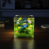 LED Butterfly Garden Cube Night Light Decor - Image 4