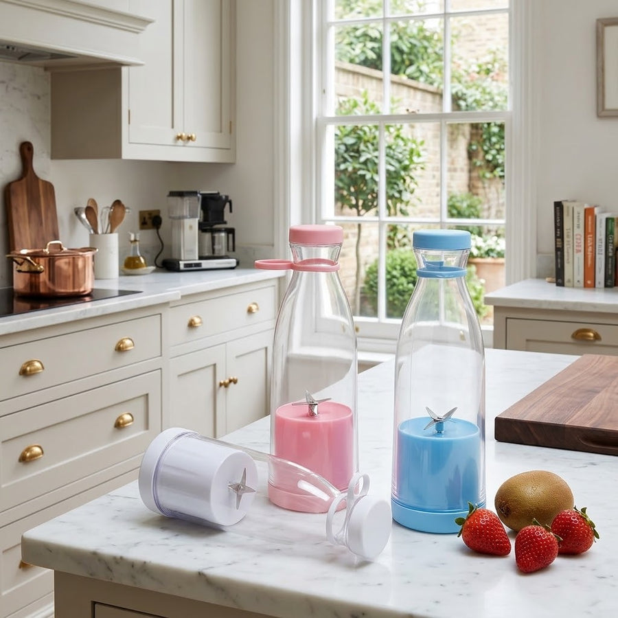 Fruit Rush Portable Electric Blender Juicer Bottle