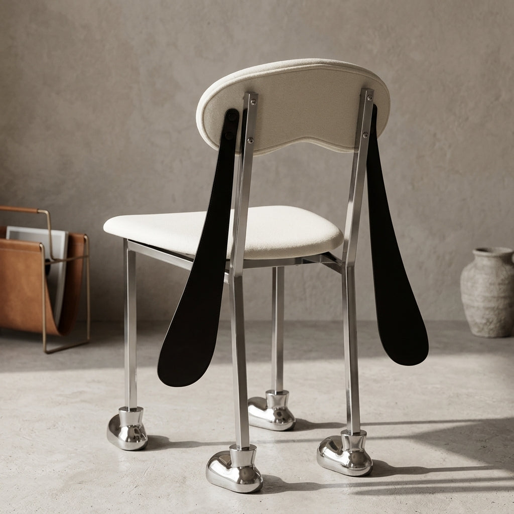 Funny Ears Dog Silhouette Accent Chair - Image 3