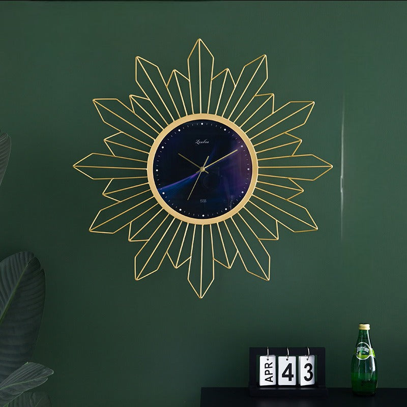 Nordic Minimalist Iron Wall Clock - Image 3