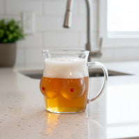 Double-Wall Chesty Shape Glass Funny Mug - Image 0