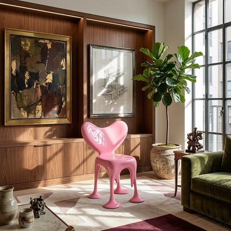 Sweet Spot Heart-Shaped Sculptural Lounge Chair