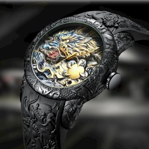 Ancient Dragon Heart Design Quartz Watch - Image 0