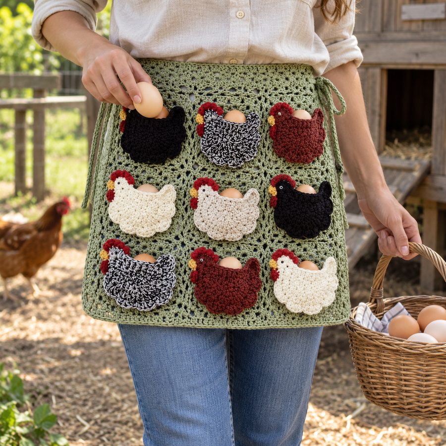 Egg Pocket Chicken Apron