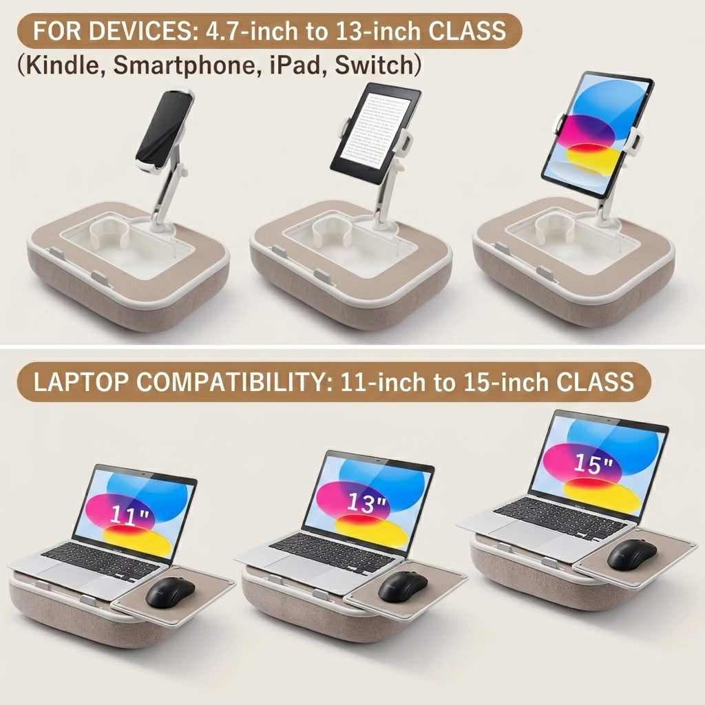 Work & Chill Rotating Tablet Pillow Desk - Image 5