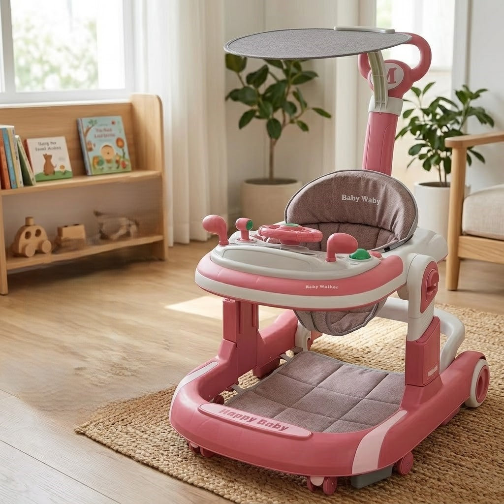 Littlemiles Foldable 5-in-1 Baby Activity Learning Walker - Image 9