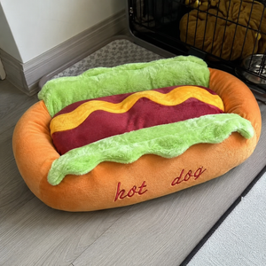 Foot Long Hotdog Pet Nap Bed