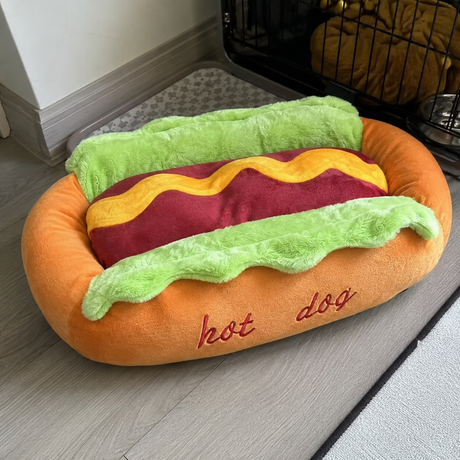 Foot Long Hotdog Pet Nap Bed